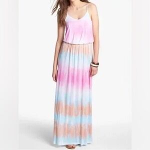 Lush Tie Dye Maxi Dress - Size Small